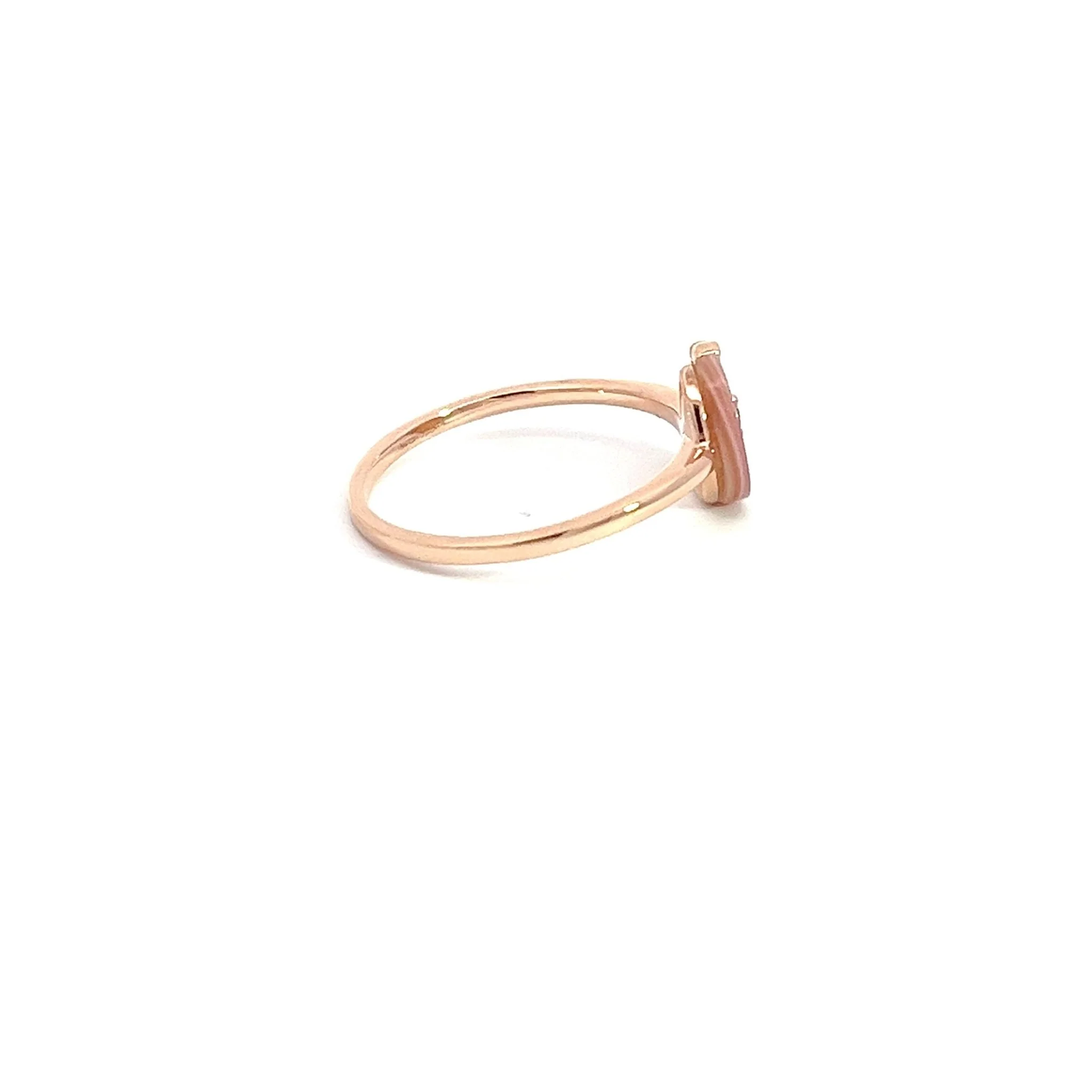 Eternelle Ring Diamond Mother of Pearl Rose Gold - Image 4