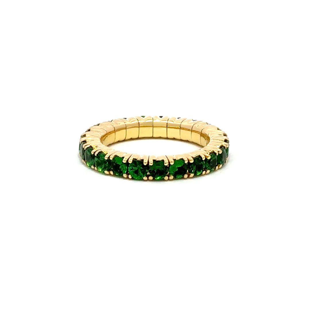 Capsule Soft Tsavorite 18K Gold Ring