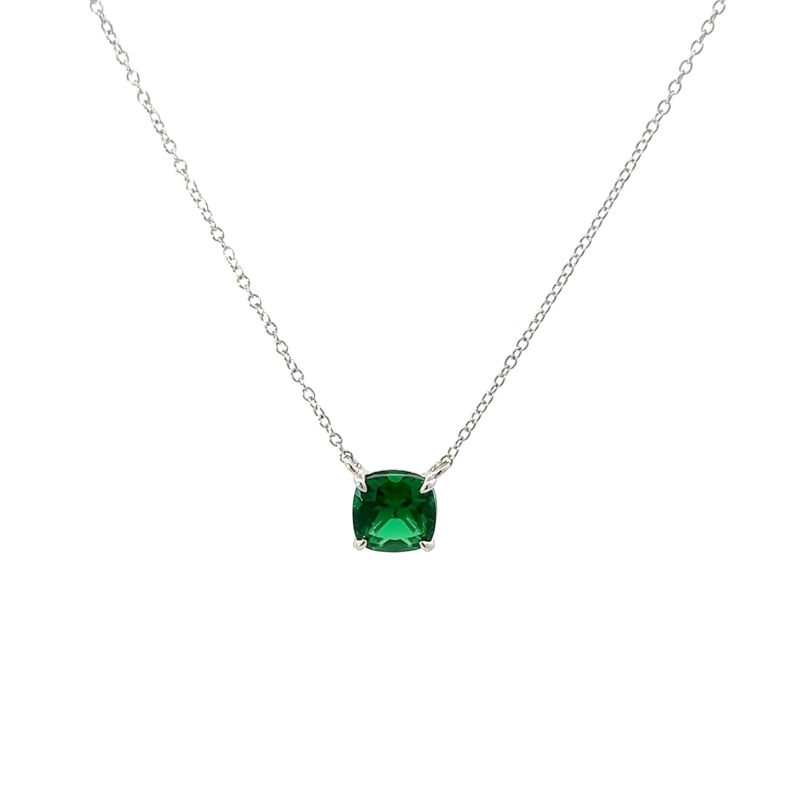 Classic Cushion Cut Necklace - Image 5