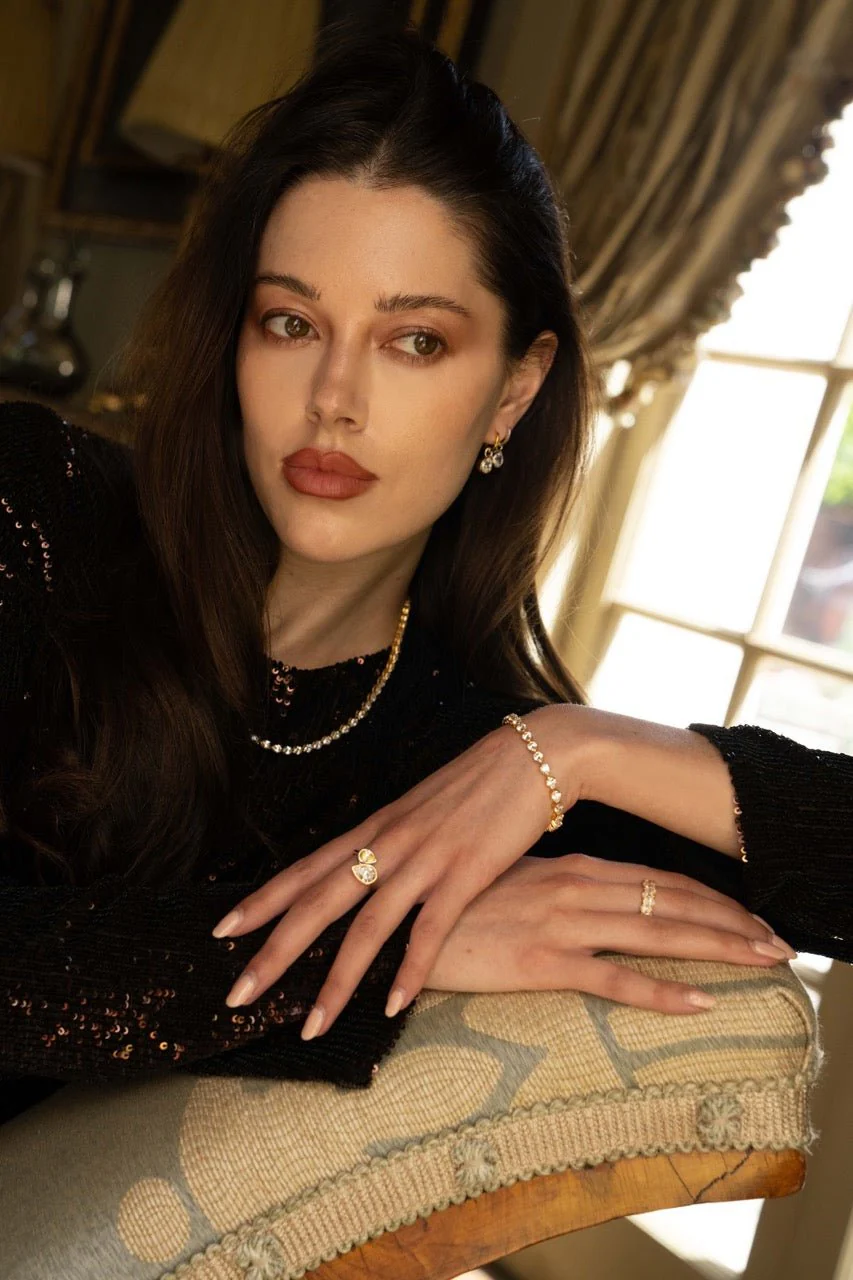 Frosted Teardrop Necklace by Jourdan Sloane - Image 5