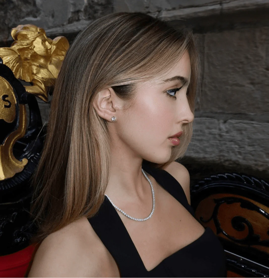 Classic Round Studs Yellow Gold Plated - Image 6