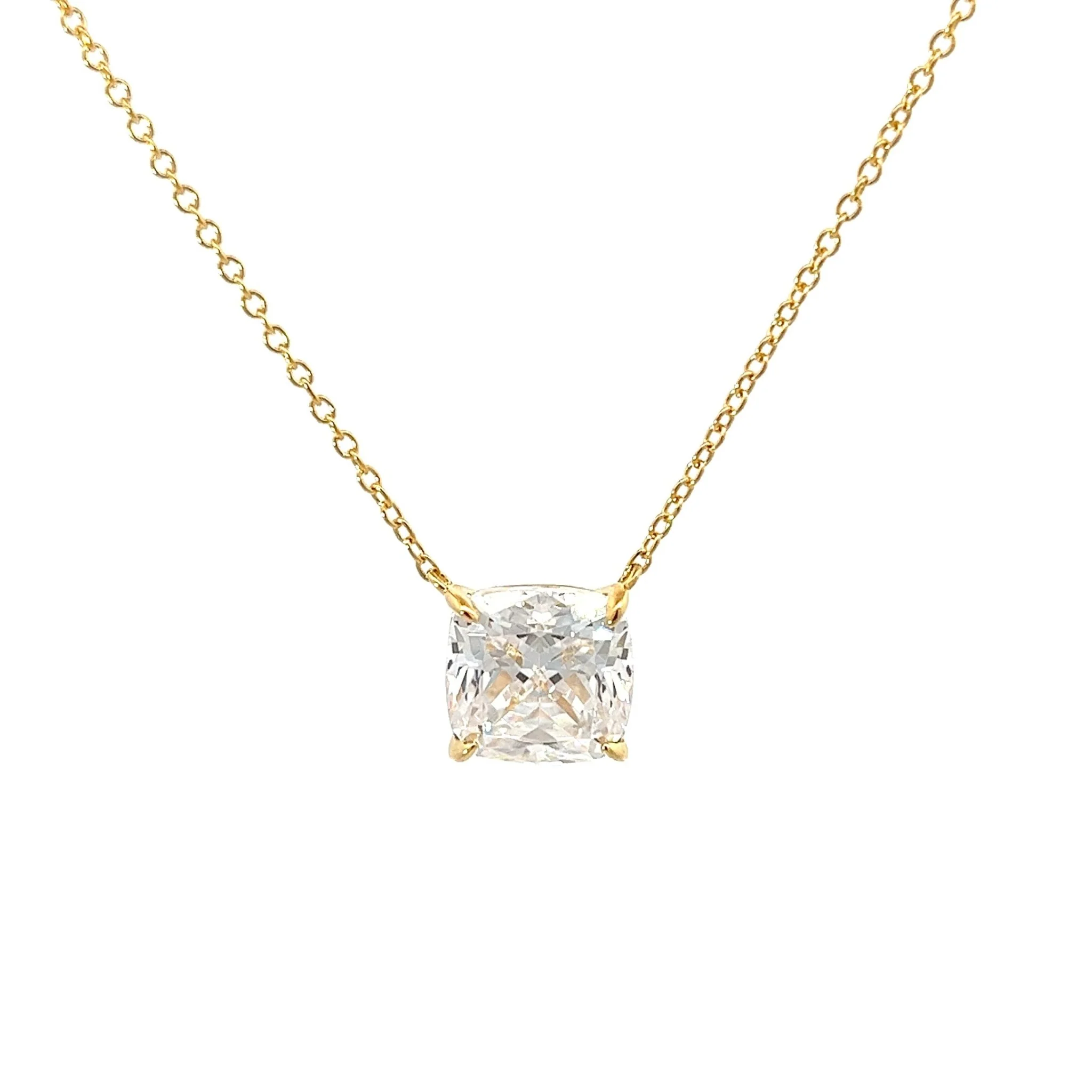 Classic Cushion Cut Necklace - Image 7