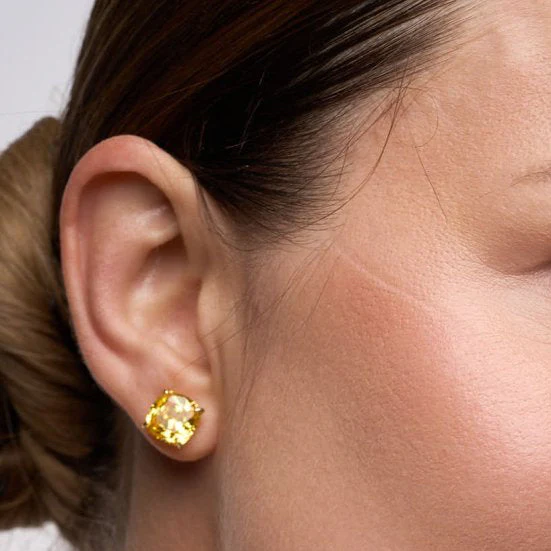 Classic Cushion Cut Studs - Image 3