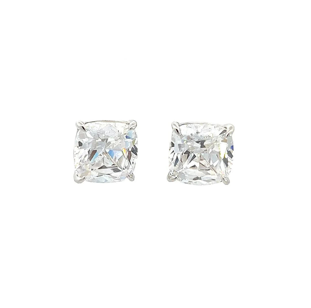 Classic Cushion Cut Studs - Image 4
