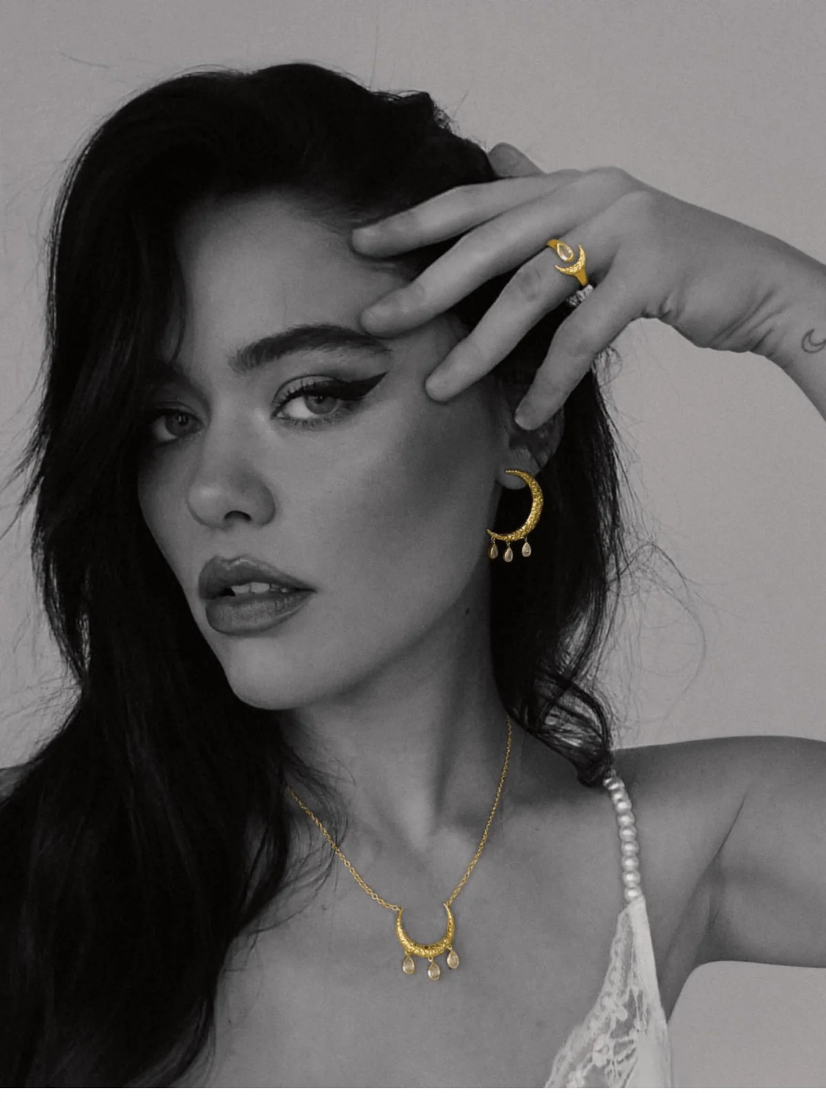 "I Create Miracles" Red Alamandine Garnet Ring by Kristina Bazan - Image 3