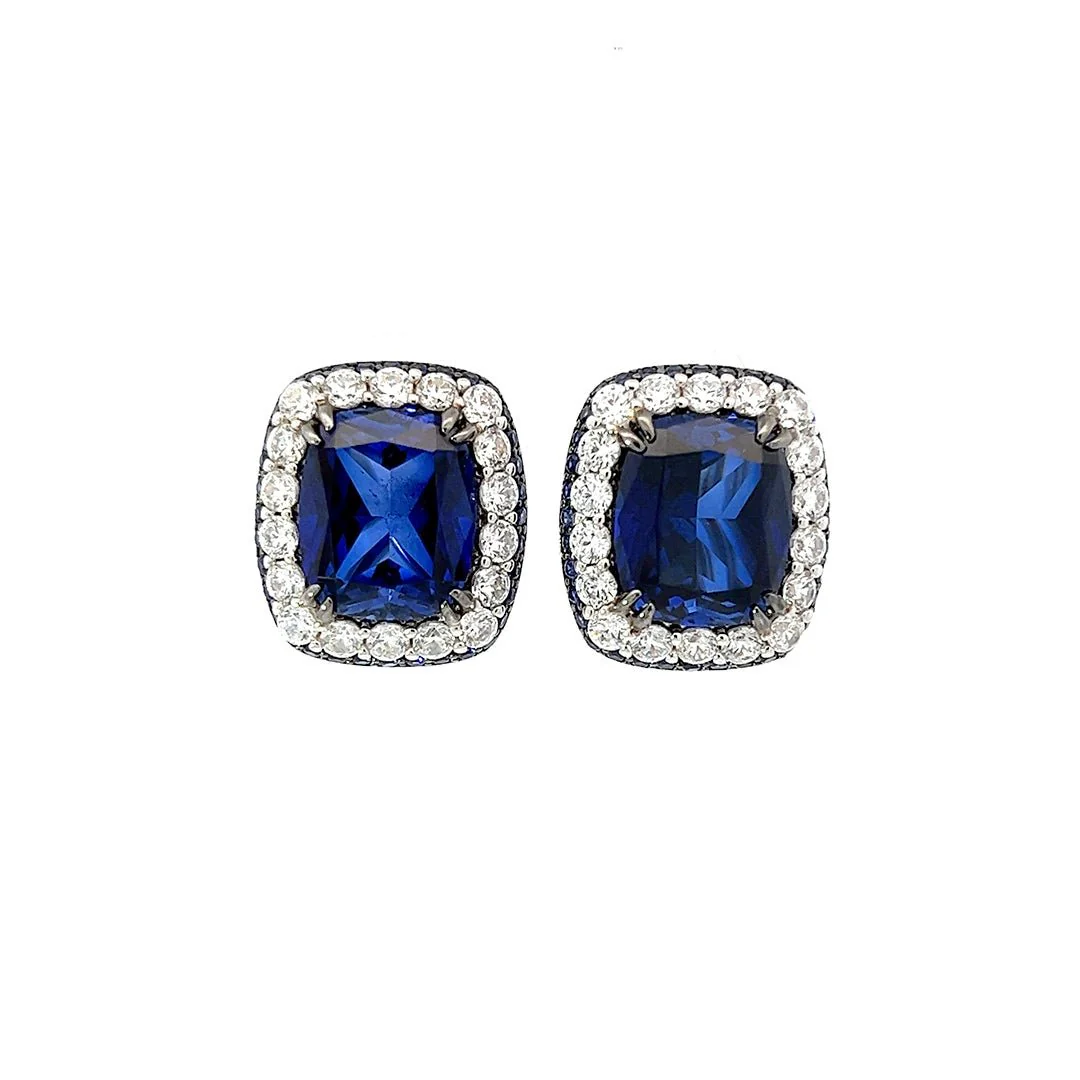 Festive Classy Cushion Cut Earrings - Image 5