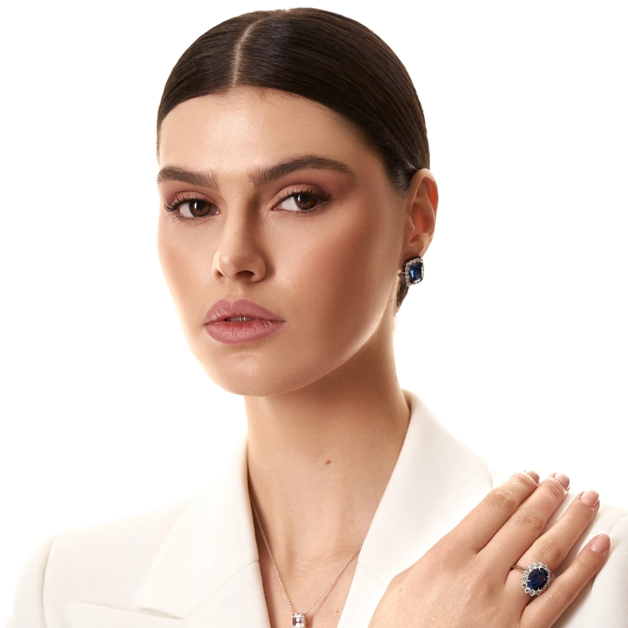 Festive Classy Cushion Cut Earrings - Image 6