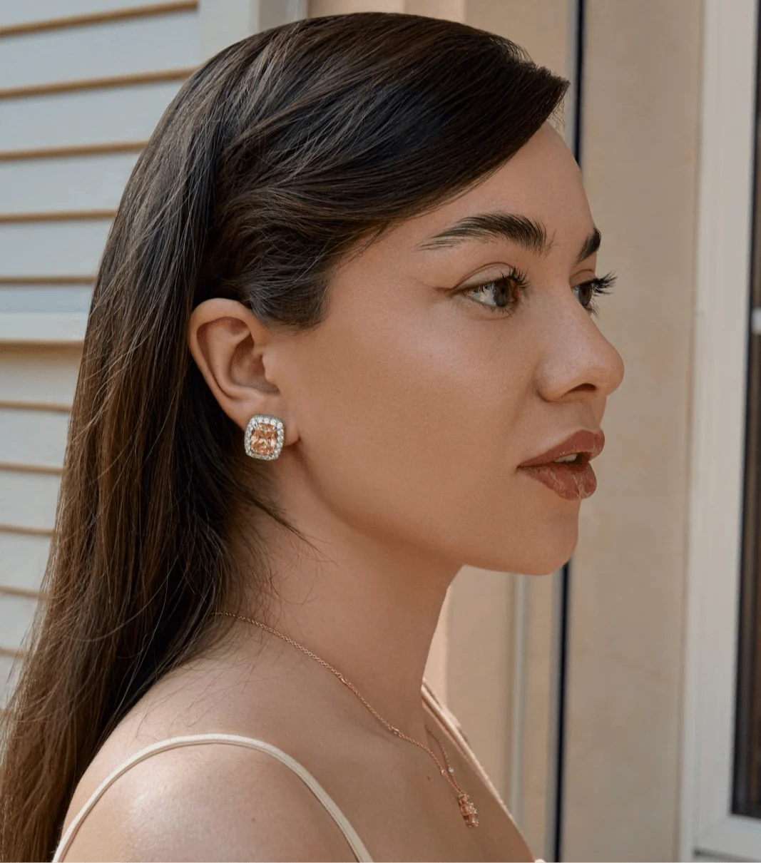 Festive Classy Cushion Cut Earrings - Image 9