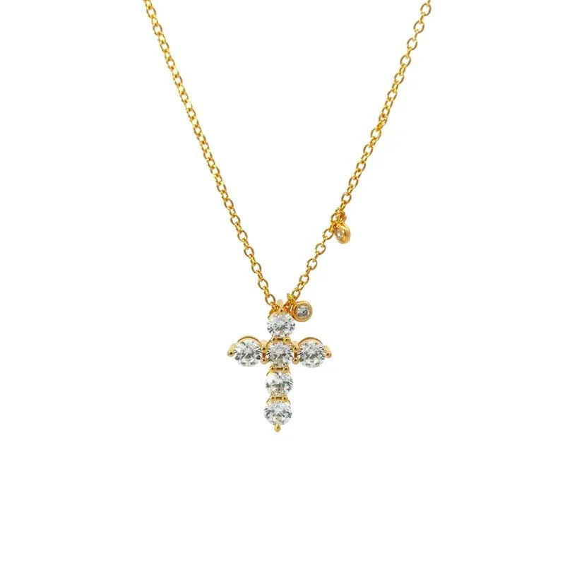 Daily White Cross Necklace 14.5 mm - Image 3