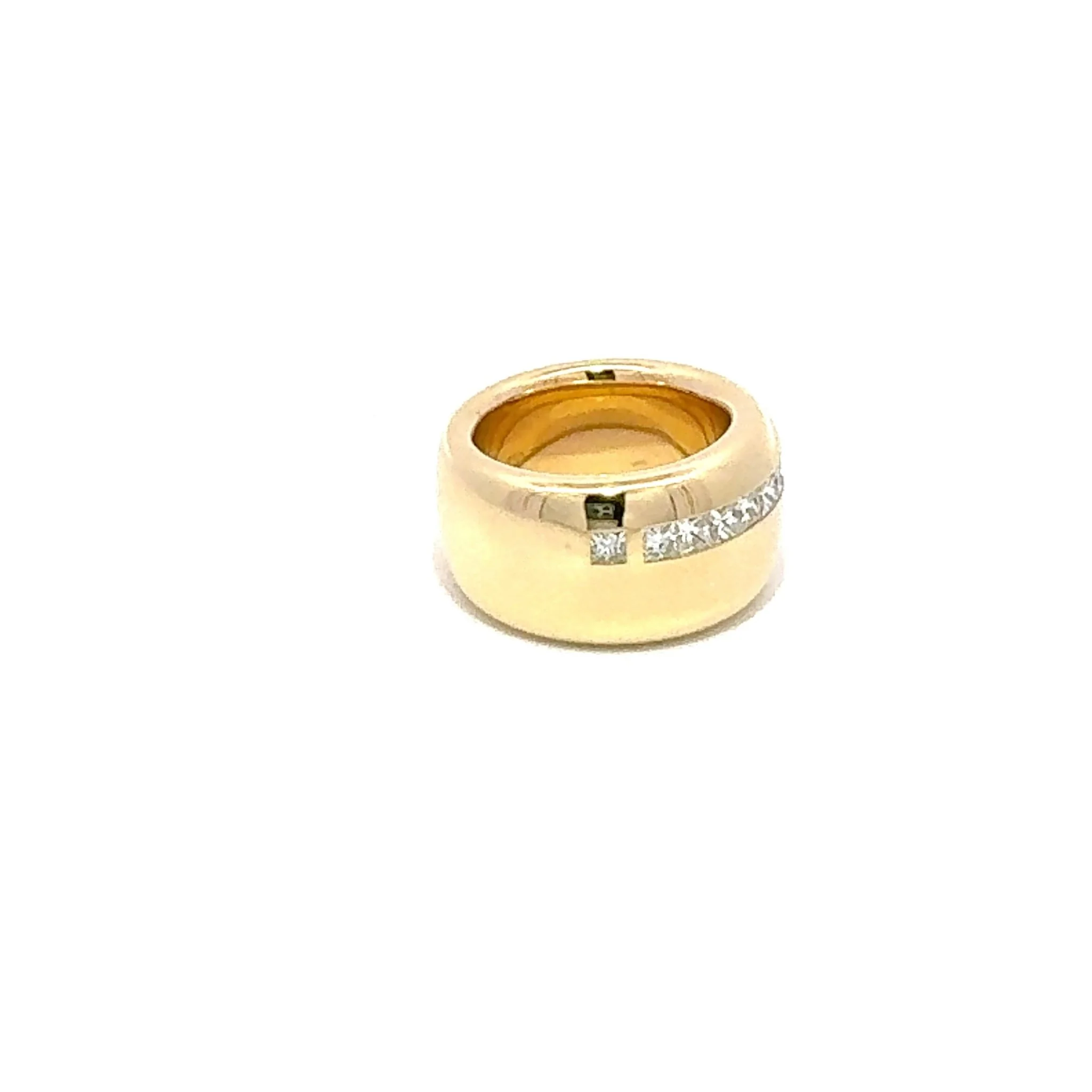 Band Diamond Yellow 18K Exclusive Ring - Image 3
