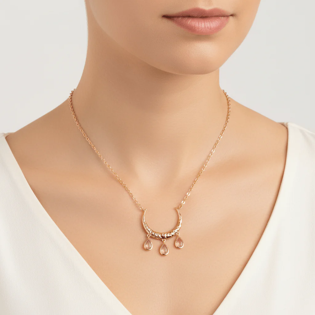 "Pendant of Abundant Blessings" Pink Quartz by Kristina Bazan - Image 3