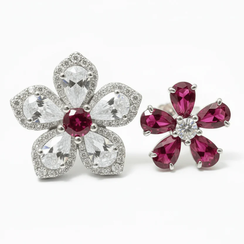 Arctic Bloom Earrings - Image 3