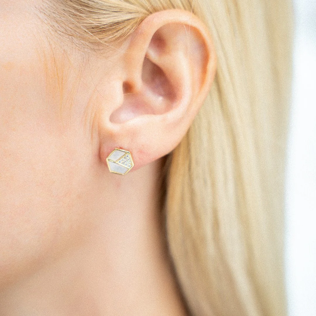 Shape Silver Earrings - Image 5