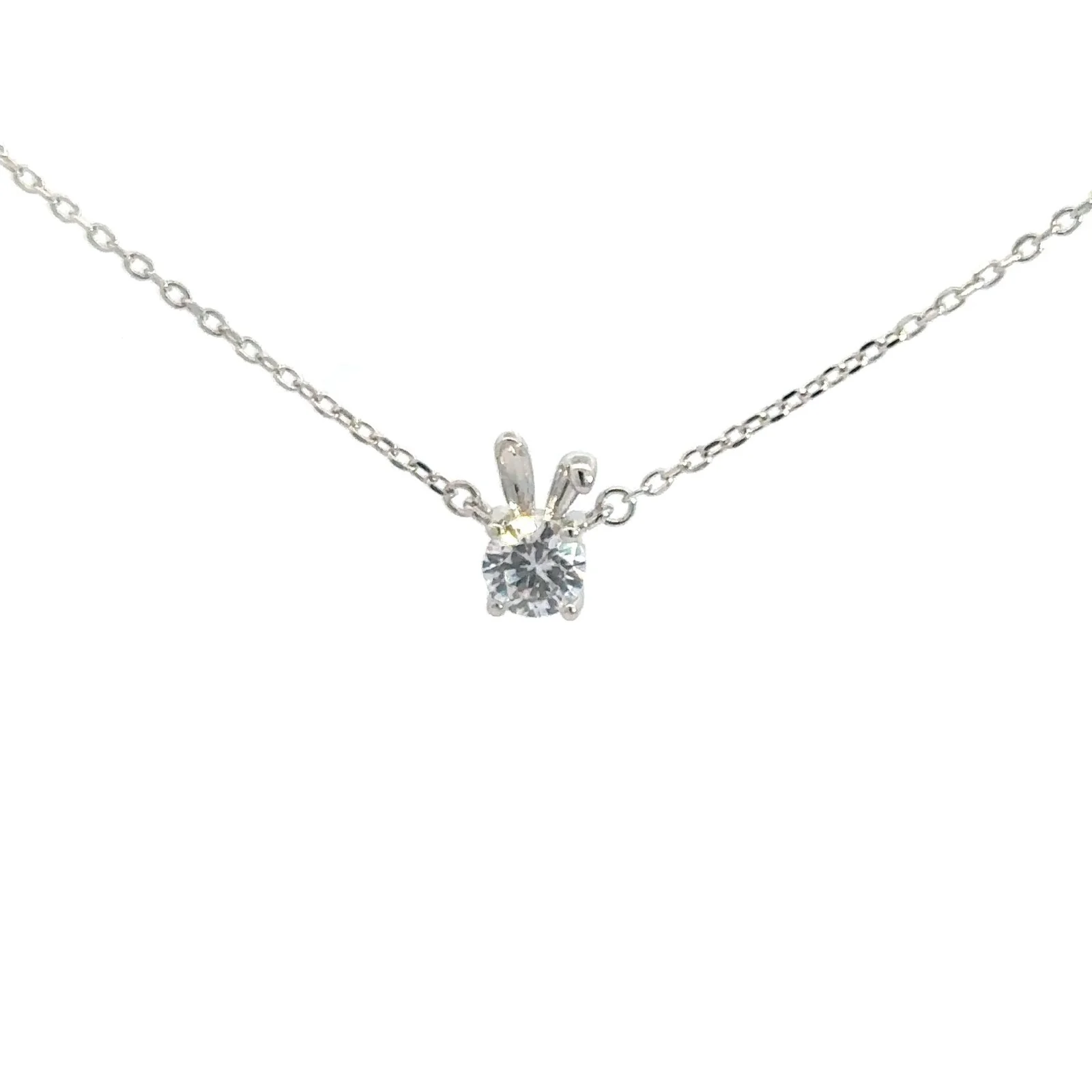 Bunny Silver Necklace
