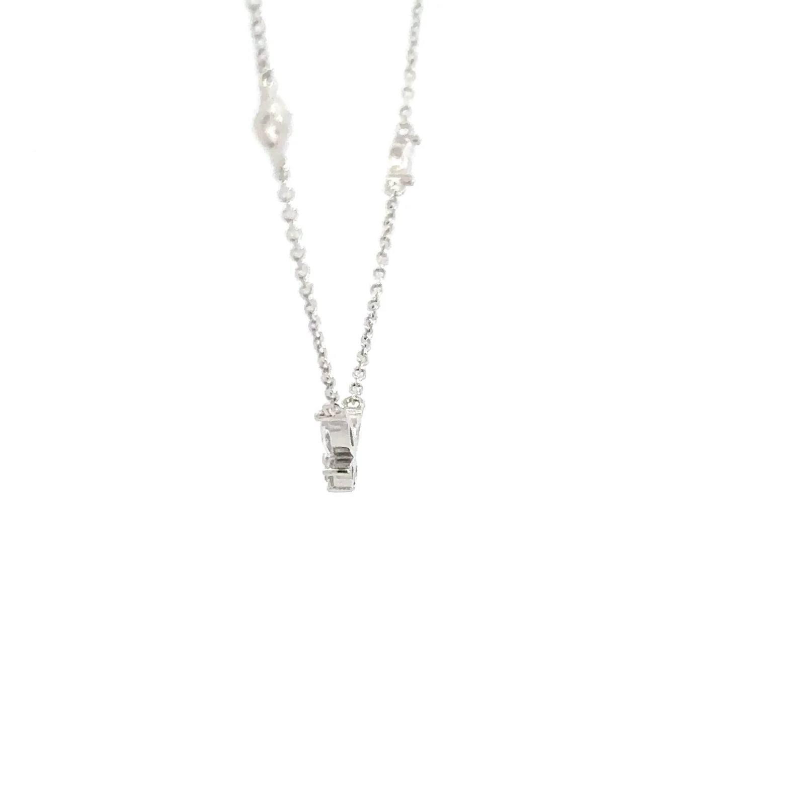 Light Butterfly Silver Necklace - Image 3