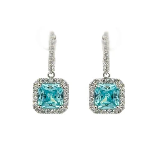 Square Leverback Earrings - Image 9