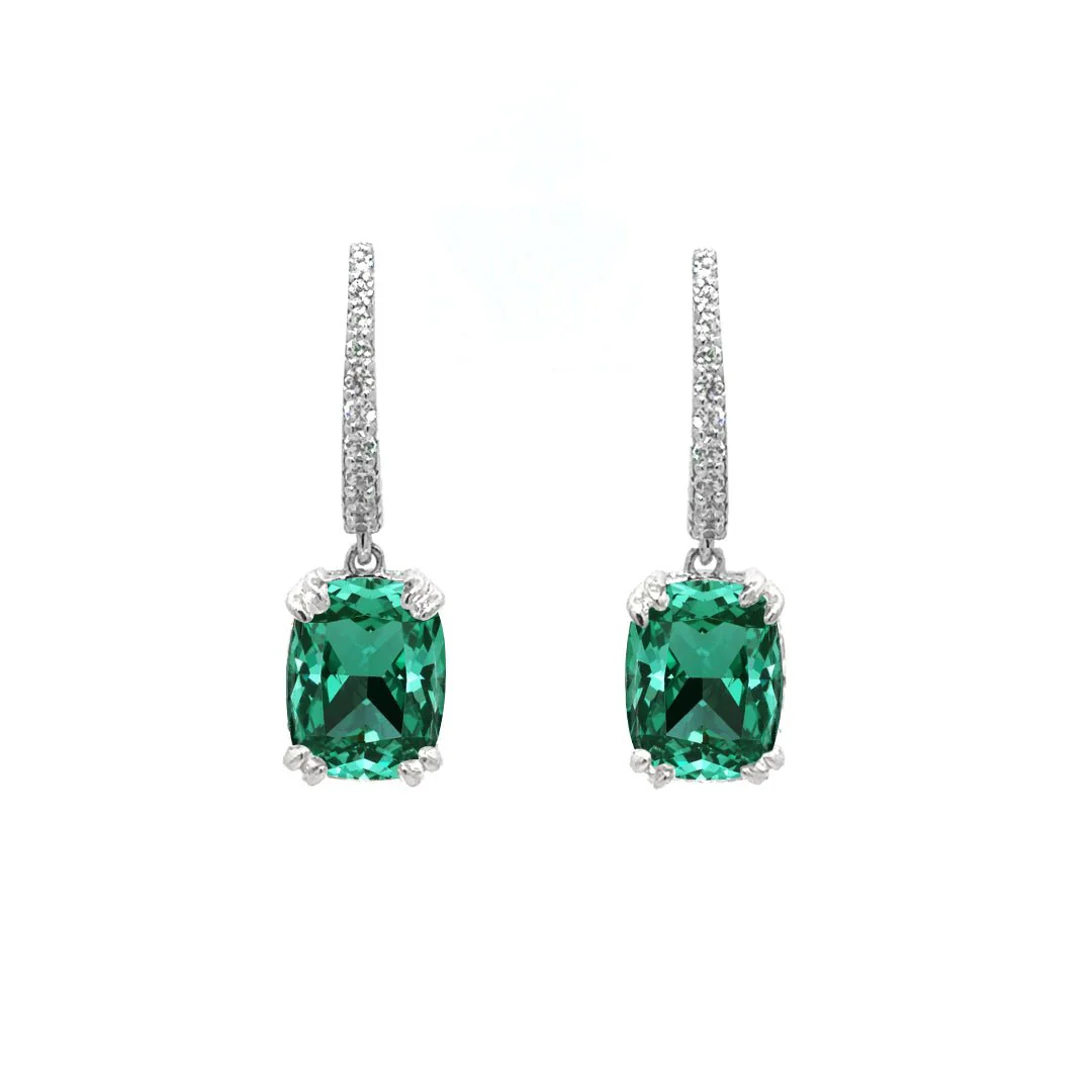 Classic Oval-Cut Leverback Drop Earrings - Image 6