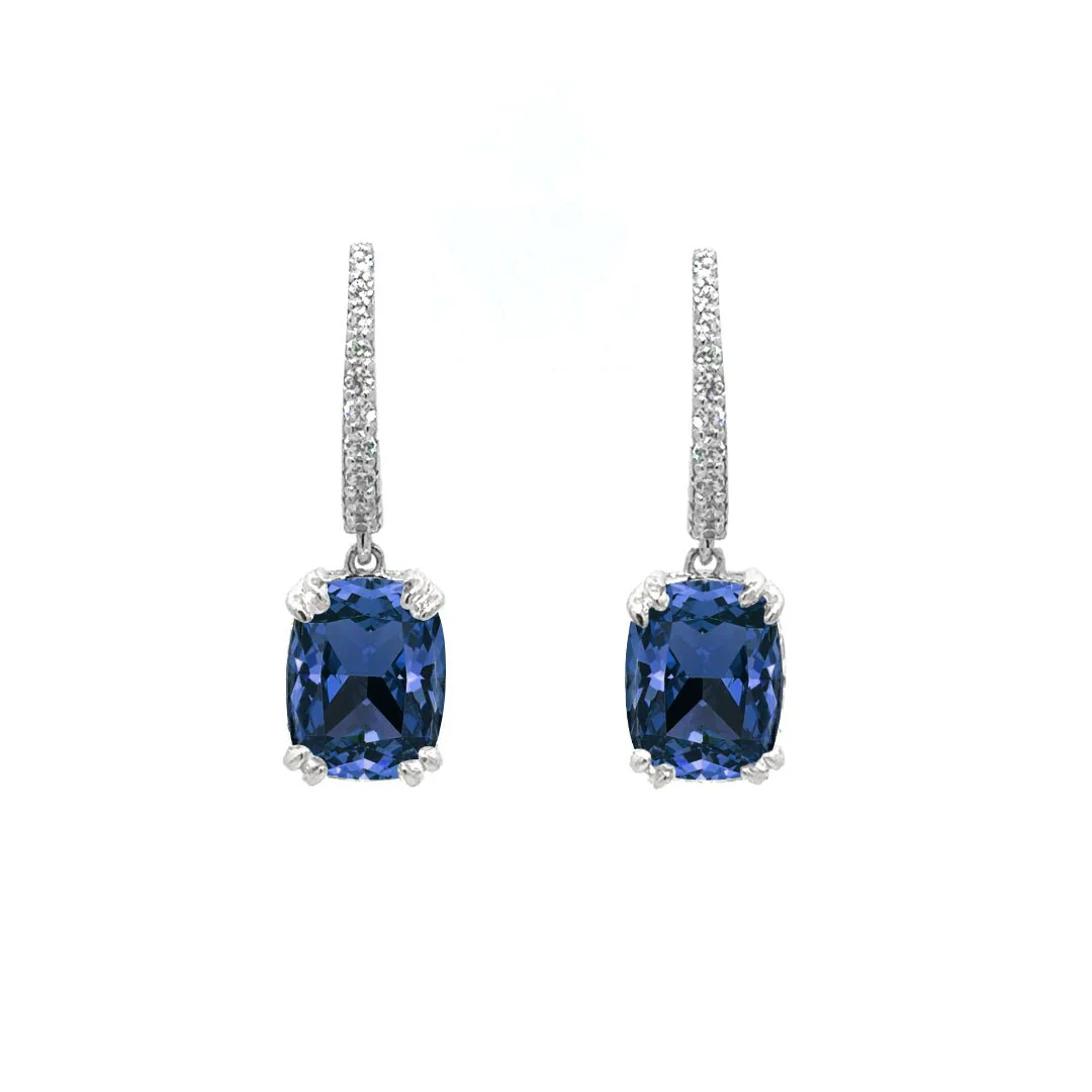 Classic Oval-Cut Leverback Drop Earrings - Image 9
