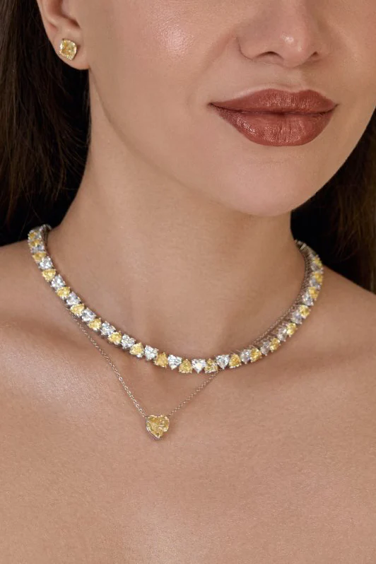 Heart Shaped Tennis Choker - Image 4