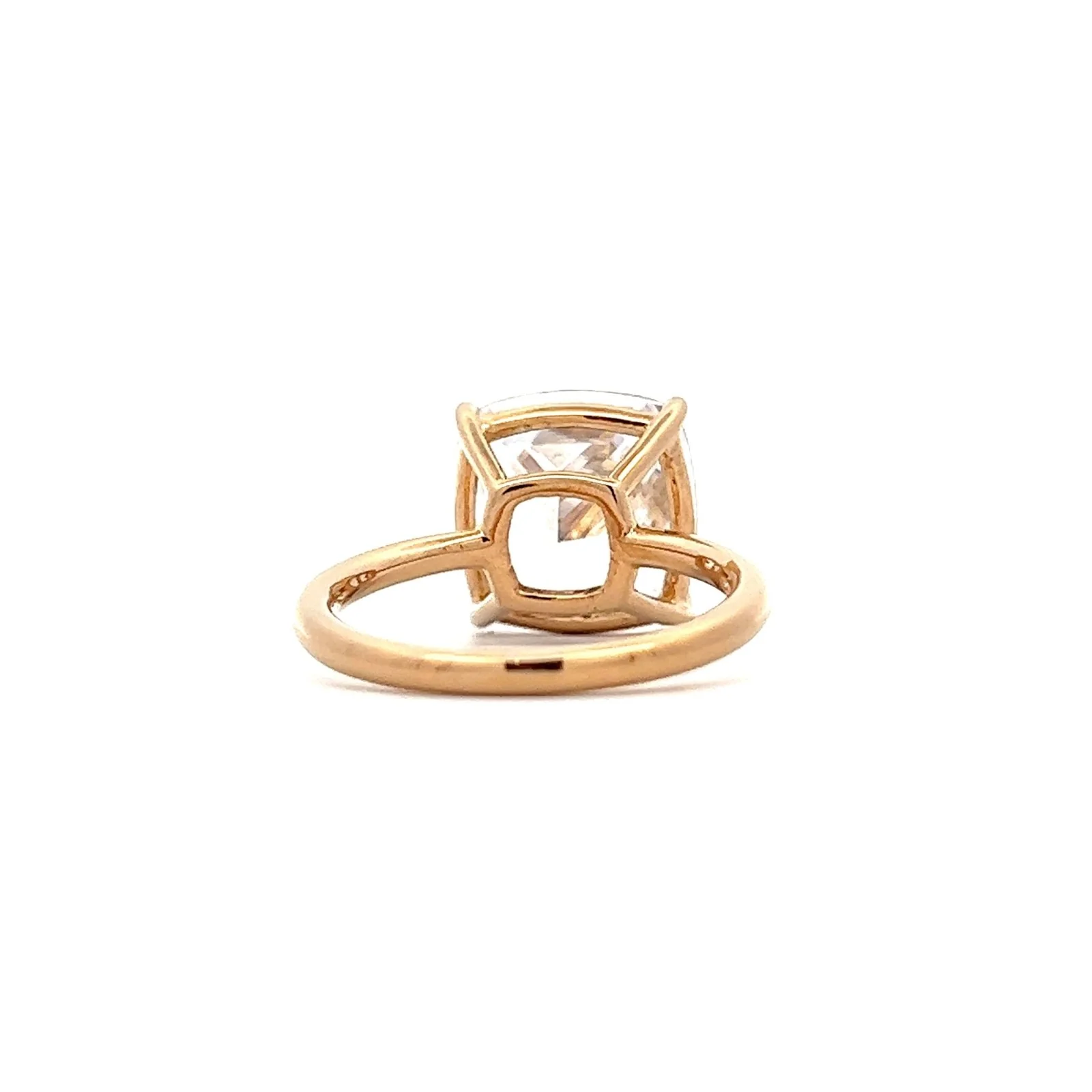 Classic Cushion Cut Engagement Ring 12mm - Image 6