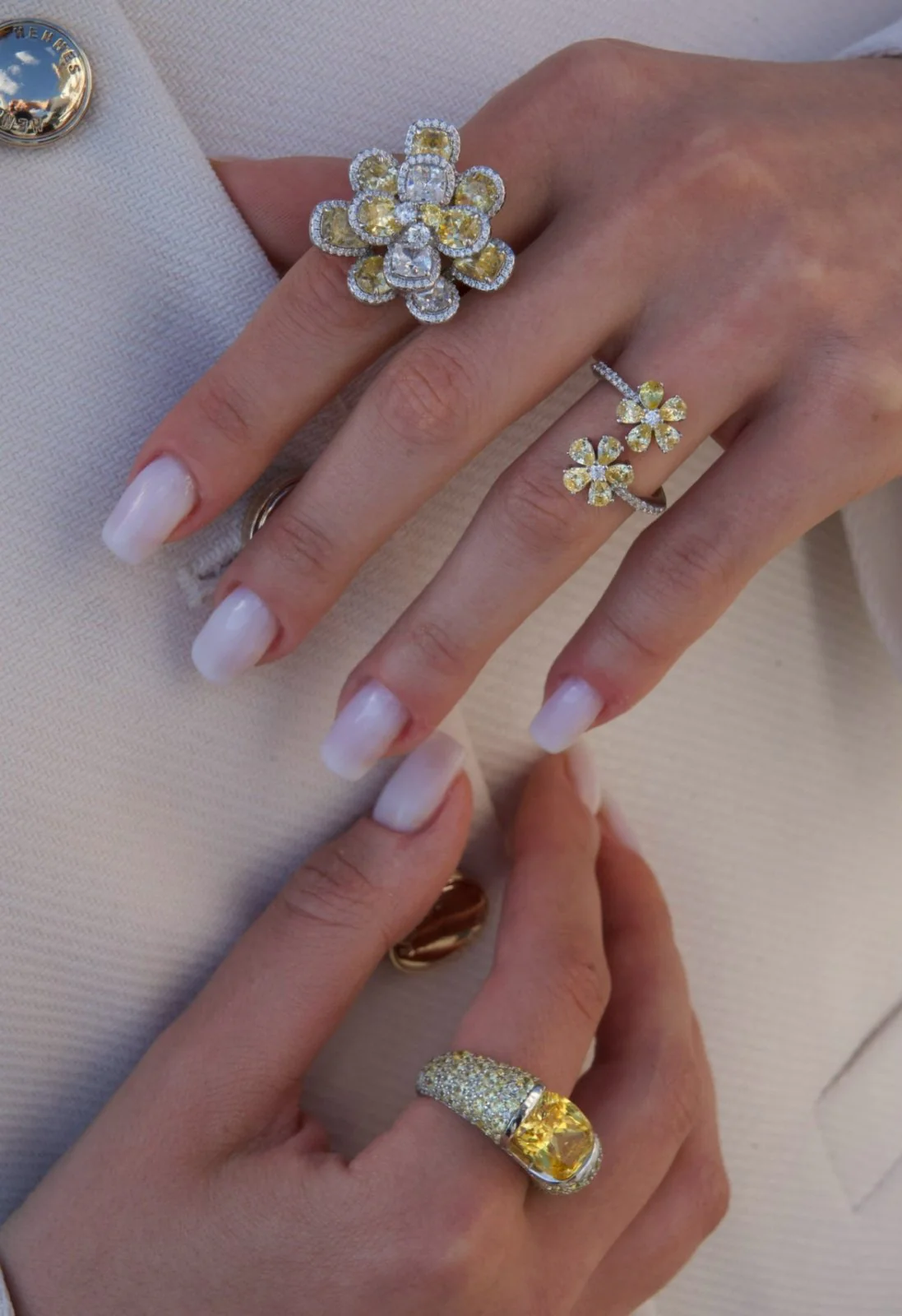 Duo Bloom Butter Ring - Image 3
